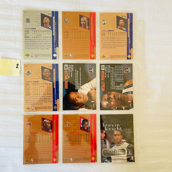 Lot of 9 Basketball Sports Trading Cards. Mint Condition. - Picture 7 of 9